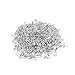 ChooseU 1000 pcs Small Nickel Plated Safety pins 4/5'' Length (19mm) wholesales for Garment Hang tag DIY Safety Pins Brooch Jewelry Accessory Colors Jewelry Accessories (Silver)
