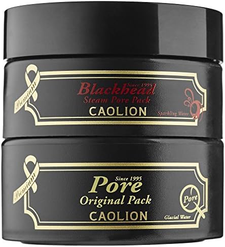 Caolion Premium Hot & Cool Pore Pack Duo Blackhead Steam Pore Pack & Pore Orginal Pack Duo by Caolion