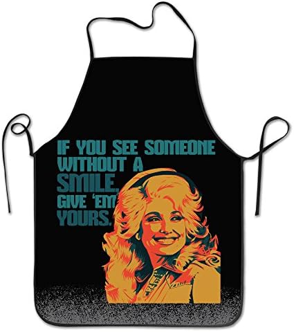 Dolly Parton Adjustable Kitchen Apron For Cooking Baking Barbecue