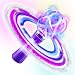 ArtCreativity Light Up Galaxy Orbiter Wand - 9 Inch LED Electronic Spin Toy for Kids with Batteries Included - Great Gift Idea for Boys, Girls, Toddlers - Fun Birthday Party Favor, Carnival Prize