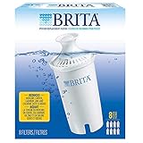 Brita Pitcher Replacement Filters,white,8 pack