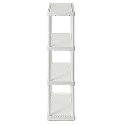 Gracious Living 4 Shelf Fixed Height Solid Light