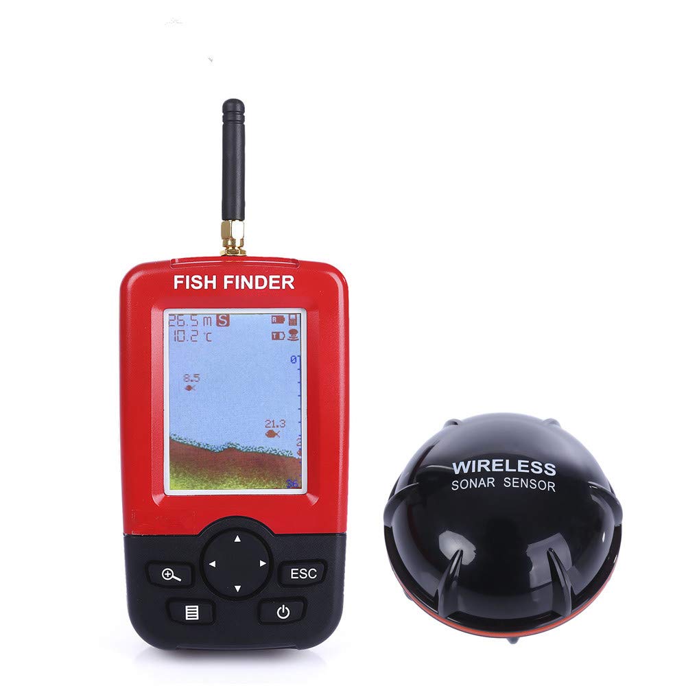 Portable Fish Finder, NACATIN Wireless Fishfinder with Sonar Sensor