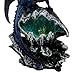 Ebros Gift Aqua Spyro Elemental Dragon Fossil Cave Crystal Mine Guardian LED Night Light Figurine 12.5