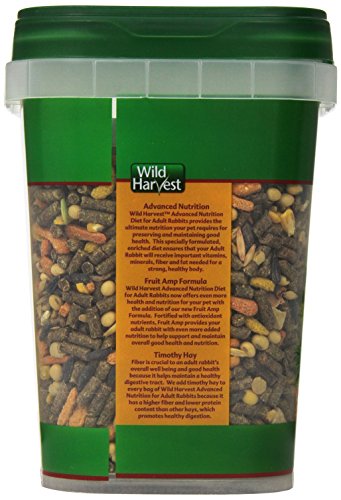 Wild Harvest WH-83544 Wild Harvest Advanced Nutrition Diet for Rabbits, 4.5-Pound