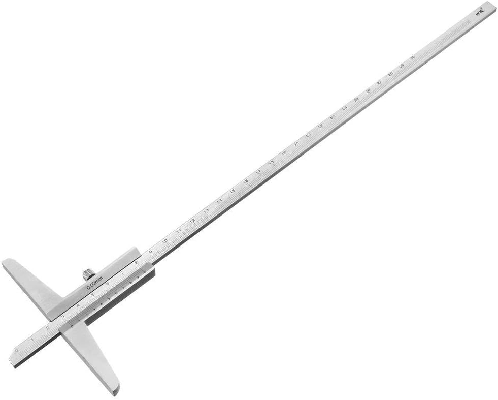 DXXHR Medidor de profundidad vernier de 300 mm X 0,02 mm de acero al