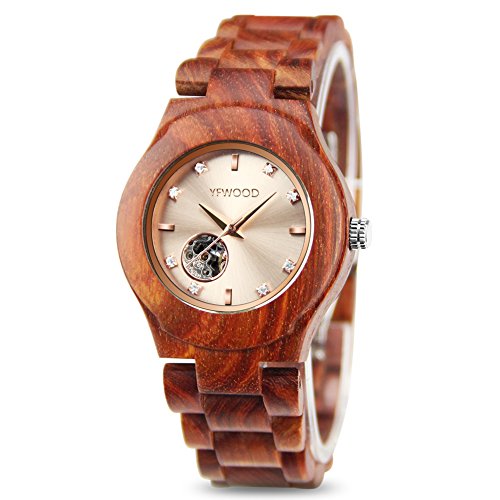 wooden mechanical watch