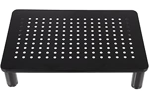 HIAKDOFT Adjustable Monitor Riser Stand for Computer Desktop, Height Adjustable Monitor Raising Stand with