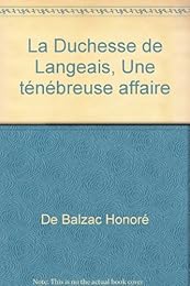La  duchesse de Langeais
