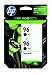 HP 96 Twinpack Black Inkjet Print Cartridge with Vivera Ink (C9348FN#140)