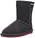 BEARPAW Unisex-Kid's Emma Youth Mid Calf Boot, Charcoal/pomberry, M020 M US Little Kid