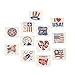 Fun Express Fourth of July Patriotic Glow In The Dark Tattoos - 72 Pieces