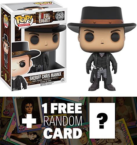 Sheriff Chris Mannix: Funko POP! x The Hateful Eight Vinyl Figure + 1 FREE Official Hollywood themed Trading Card Bundle [74821]