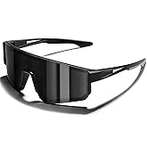 SEKKAF Polarized Sunglasses for Men Women - Sports Sunglasses for Running Baseball Driving Fishing Cycling UV400 Protection