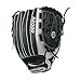 WILSON A2000 V125 SuperSkin Fastpitch Glove, Black/White, 12.5