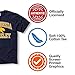 Campus Colors NCAA Adult Gameday Cotton T-Shirt - Premium Quality - Semi-Fitted Style - Officially Licensed Product (Cal Golden Bears - Navy, Medium)