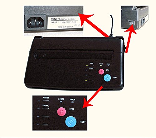 Finlon-Pro-Black-Tattoo-Transfer-Stencil-Machine-Tattoo-Thermal-Copier-Printer-TPH-Recording-Mode-Only-Ship-to-USA3-5-DAYS-DELIVERY