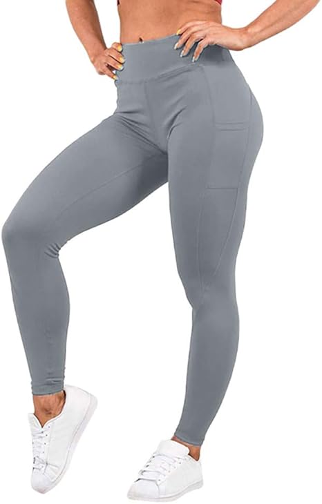 💗MINXINWY Mallas Running Mujer, Leggins Fitness Deportes Gimnasio ...