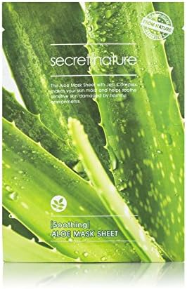 Anti Aging &amp; Wrinkle Reducer Facial Sheet Mask | Boost Collagen, Firm &amp; Repair Damaged Skin, Exfoliates and Provides the Skin with Essential Vitamins and Minerals (Aloe, 1 Unit)