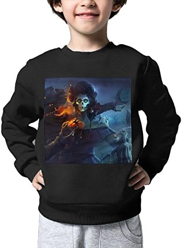 HUANLESONG Candle Dark Halloween Happy Halloween Jack-o'-Lantern Night Sugar Skull Woman Boy Sweater Luxurious Design For Boy 3 Toddler