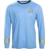 Star Trek Long Sleeve Halloween Costume T-Shirt Spock Captain Kirk Engineering Cosplay