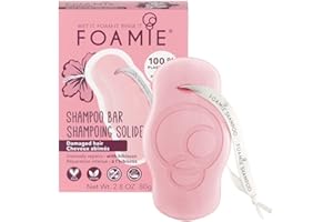 Foamie Sulfate Free Shampoo – Biodegradable Shampoo Bar for Damaged and Oily Hair (Hibiscus)