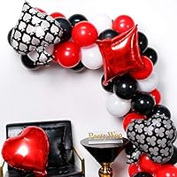 Casino Night Partywoo Casino Party Decorations 54 Pcs Red Balloons