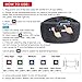 ARRIS Lower Back Heating Pad/Heating Waist Belt Wrap w/7.4V Rechargeable Battery Heat Therapy, Pain Relief for Back Waist Abdominal Stomach Lumbar Thigh Muscle Strain, for Men Women …