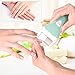 Electric Foot File Callus Remover HAIRBY Powerful Electronic Pedicure Tool for Dry Dead Hard Cracked Skin, Suitable for Wet and Dry Use, with 2 Roller Heads, USB Rechargeable