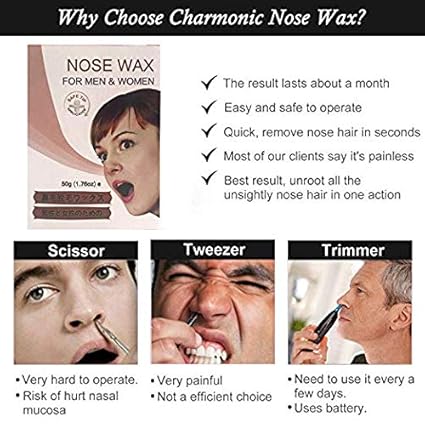 charmonic nose hair wax kit