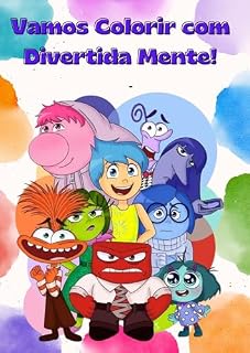 Livro Vamos Colorir com Divertida Mente