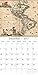 Antique Maps of the World 2017 Monthly Wall Calendar, 12