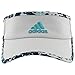 adidas Women's Adizero II Visor, Clear Onix/Energy Blue Oxidized Print, One Size