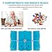Pill Case,Portable Magnetic Foldable Pill Organizer with 7 Compartments Perfect for Pocket or Purse,Travel Pill Box for Pills/Vitamin/Fish Oil/Supplements (2 Pack)