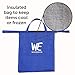 Cart Bags for Trolley Pack Of 4 with Insulated Cooler Bag - Eco Friendly Reusable Grocery Bags Perfect For Shopping Carts - Detachable, Foldable & Reusable!