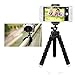 DAISEN Octopus Style Portable and adjustable Tripod Stand Holder for iPhone, Cellphone ,Camera with Universal Clip and Remote (Black)