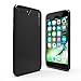 iPhone 8 Plus Case / iPhone 7 Plus Case, CaseCrown Lux Glider Case (Jet Black) w/ Glossy Finish & Felt Interior