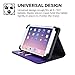Asus Memo Pad 10 ME102A, ME103K / Smart 10 ME301T case, Cooper Diplomat Travel Carrying Portfolio Luxury Tablet Case Protective Cover PU Leather Folio with 360 Rotating Stand & Pockets (Purple)