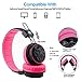 Kids Bluetooth Volume Limiting Headphones Wireless/Wired Toddler Foldable On-Ear Headset Earphones with AUX 3.5mm Jack,Mirco SD Card Slot,FM Radio for Children Boys Girls PC Tablet Cellphone(Pink)