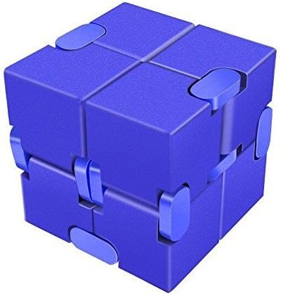 Amazon Lilbit Infinity Cube インフィニティキューブ 無限キューブ アルミニウム合金 青 立体パズル おもちゃ