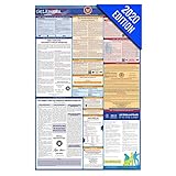2020 Oklahoma Labor Law Poster - State, Federal, OSHA Compliant - Single Laminated Poster