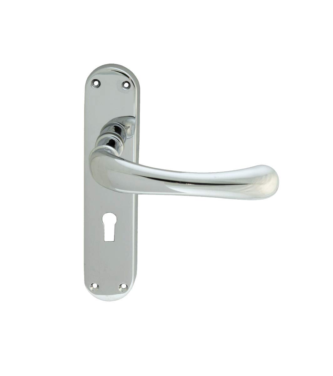 Carlisle Brass CBL11CP Door Handle, Polished Chrome