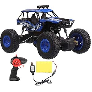 Webby Remote Controlled Rock Crawler Monster Truck, Blue