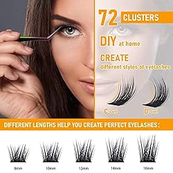 Lash Clusters B21 D Curl 8-16MIX DIY Eyelash