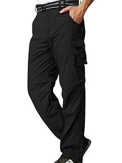 mens convertible walking trousers