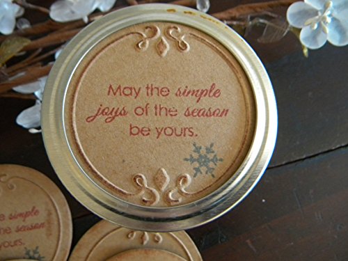 Mason Jar Christmas Labels, Canning Jar Stickers, Christmas Gift Tags, Christmas Stickers, Joyous Season