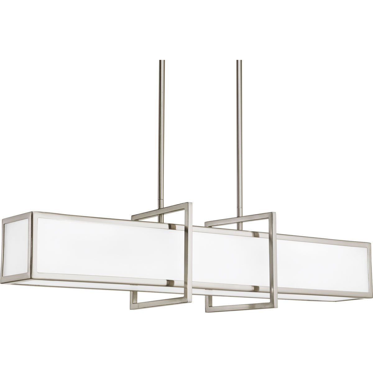 Best Progress Lighting 4-Light Brushed Nickel Foyer Pendant