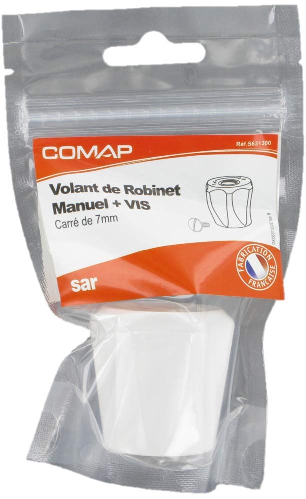 COMAP SAR Manual Faucet Steering Wheel + Radiator Fixing Screw 7mm Square S631300