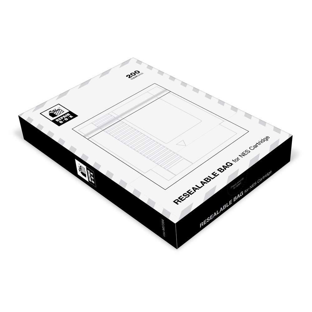 RepairBox Resealable Cartridge Bag for NES (200-Pack): Video Games