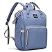 HaloVa Diaper Bag Multi-Function Waterproof Travel Backpack Nappy Bags for Baby Care, Large Capacity, Stylish and Durable, Purple-Blue